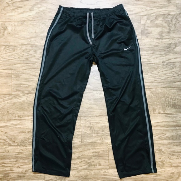 Vintage Nike Men’s Track Pants Black Swoosh XL